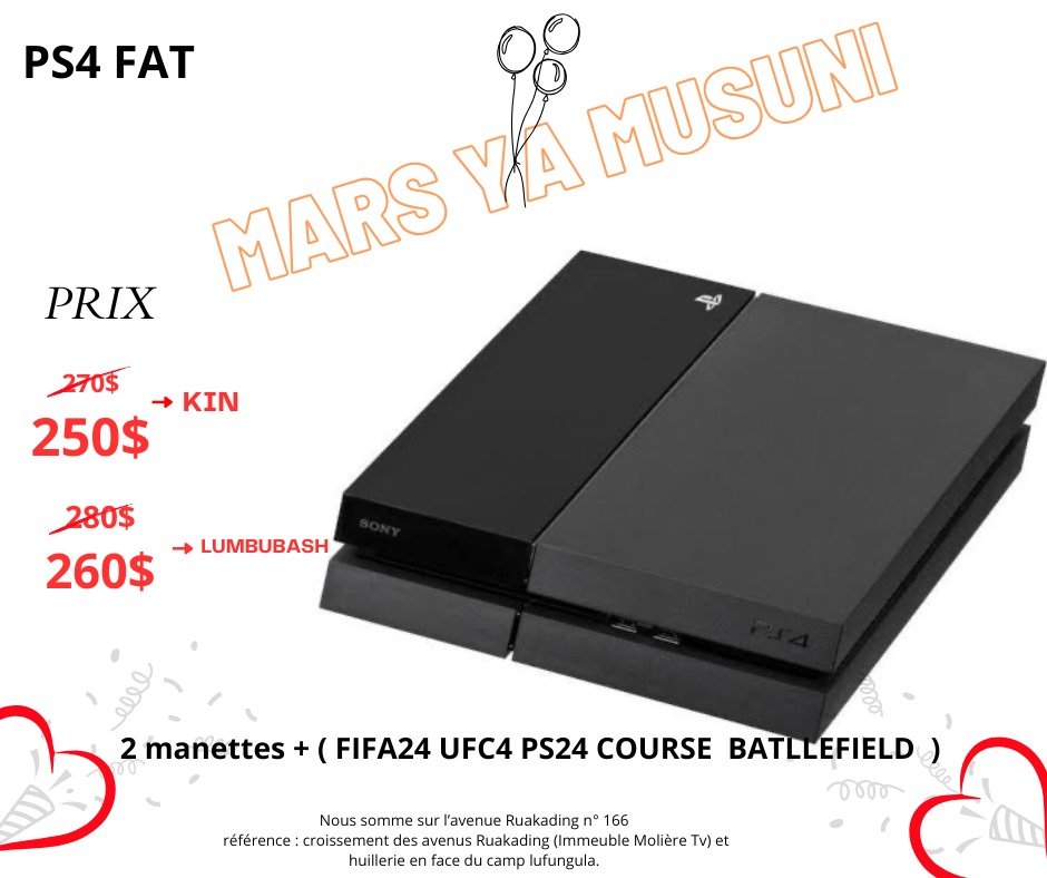 PlayStation 4 fat d'occasion 